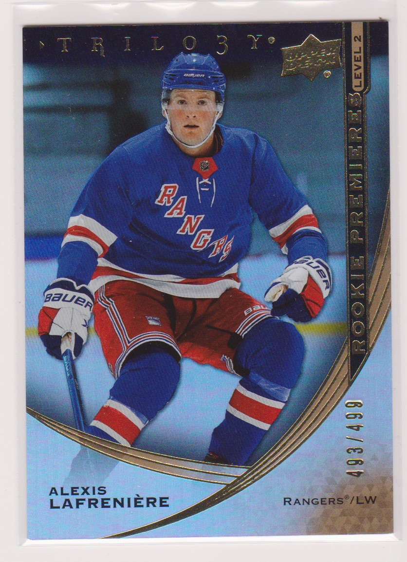 (image for) 2020-21 Upper Deck Trilogy #116 Alexis Lafreniere RC 493/499
